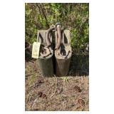 (2) METAL JERRY CANS