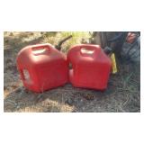 (2) GAS CANS