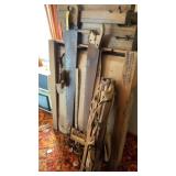 (2) LARGE HAND SAWS & COT
