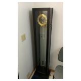 TALL GLASS PENDULUM CLOCK