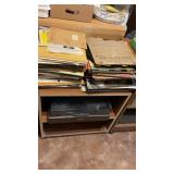 PIONEER TURN TABLE, RECORDS & STAND