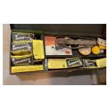 (2) METAL BOXES & FLASH BULBS
