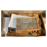 LETTER STAMPS, WIRE & DOWLES