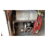 SHOP MADE AIR COMPRESSER W/ HOSE & AIR BOTTLE