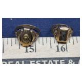 10K GOLD RING & 1947 HOT SPRINGS HIGH SCHOOL RING
