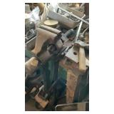 LEG VISE, TRUCK MIRRORS & MISC.  HARDWARE