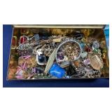 PINS, CLIP ON EARRINGS & MISC. JEWLERY