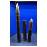 (2) INERT 76MM SHELL