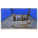 INERT SHELLS, CASES AND BAYONET