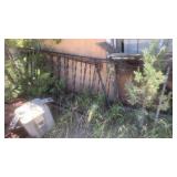 IRON RAILING, TARP & FLAMBOX