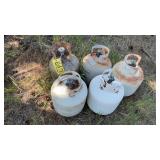 (5) PROPANE BOTTLES (ALL EMPTY)