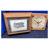 (2) CLOCKS & DUCK WALL HANGING