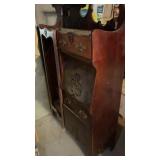 MAHOGANY ARMOIRE WARDROBE