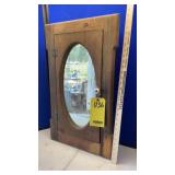 WOOD CABINET MIRROR