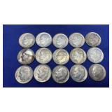 15 ROOSEVELT DIMES