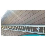 20ï¿½ aluminum extension ladder