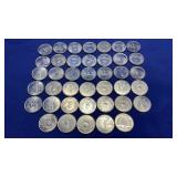 (40) STATE QUARTERS ALL ARE 1999