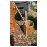 NAIL KEG & WALKING STICK