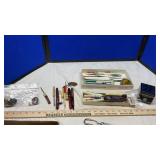 NEWCASTLE WY. ADV. PENS & ASSORTED SCISSORS