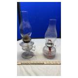(2) OIL LAMPS