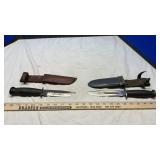 (2) U.S.N.  MK.1 KNIVES