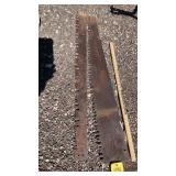 (2) TWO MAN SAW BLADES