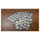 50 - 1960S JEFFERSON NICKELS