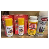 CRAYONS, CHALK, SPRAY ADHESIVE AND OTHER CRAFT