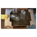 (3) CASES OF CANNING JARS