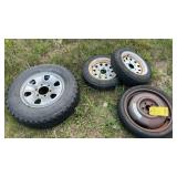 (4) TIRES W/ RIMS