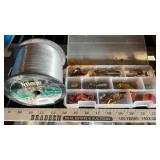 LEAD WEIGHTS, FISHING LINE AND TACKLE