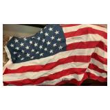 US FLAG, S. DAK. STATE FLAG TIN, & MISC.