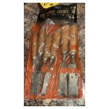 6 PC WOOD CHISEL SET