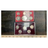 U.S PROOF SET 1977 & 1999 COMMEMORATIVE QUARTERS