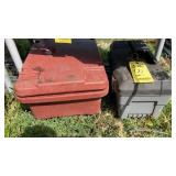 COOLER AND EMPTY TOOL BOX