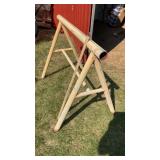 PAIR OF ROUND PIPE SAW HORSES