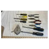 SCREW DRIVERS, PLIERS & CHALKLINE