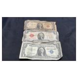 (2)$1.00 SILVER CERT. 1935A & 1957 &