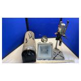 DRILL PRESS, MAIL BOX & LIGHT