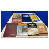 WESTERN GHOST TOWNS, CHARLES RUSSELL & MISC. BOOKS