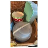 TUPPERWARE CONTAINERS AND BOWL