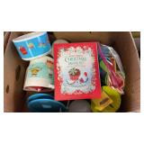 CHRISTMAS BAKING KIT, BOWLS, MEASURING CUPS &