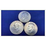3 EISENHOWER DOLLARS