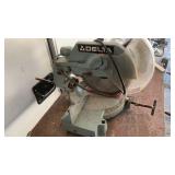 DELTA 10" COMPOND MITER SAW MOUNTED ON CART