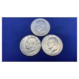 3 EISENHOWER DOLLARS