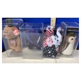 ASSORTED TY BEANIE BABIES W/CASES