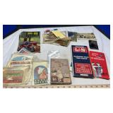DAWN TO DUSK OIL BOOK, DECALS, TRAIN TIME TABLES &