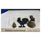 (2) BELLS & WIND VANE TOPPER