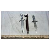 (2) GERMAN KORIUM KNIVES