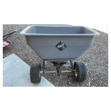 RUGID PULL BEHIND SEED SPREADER